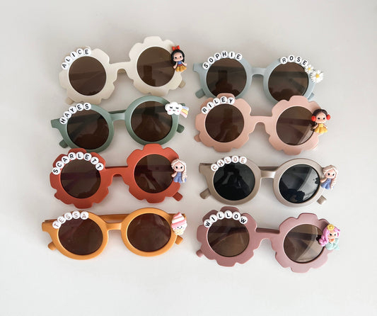 Children’s name sunglasses, toddler personalized sunnies, kids custom sunglasses