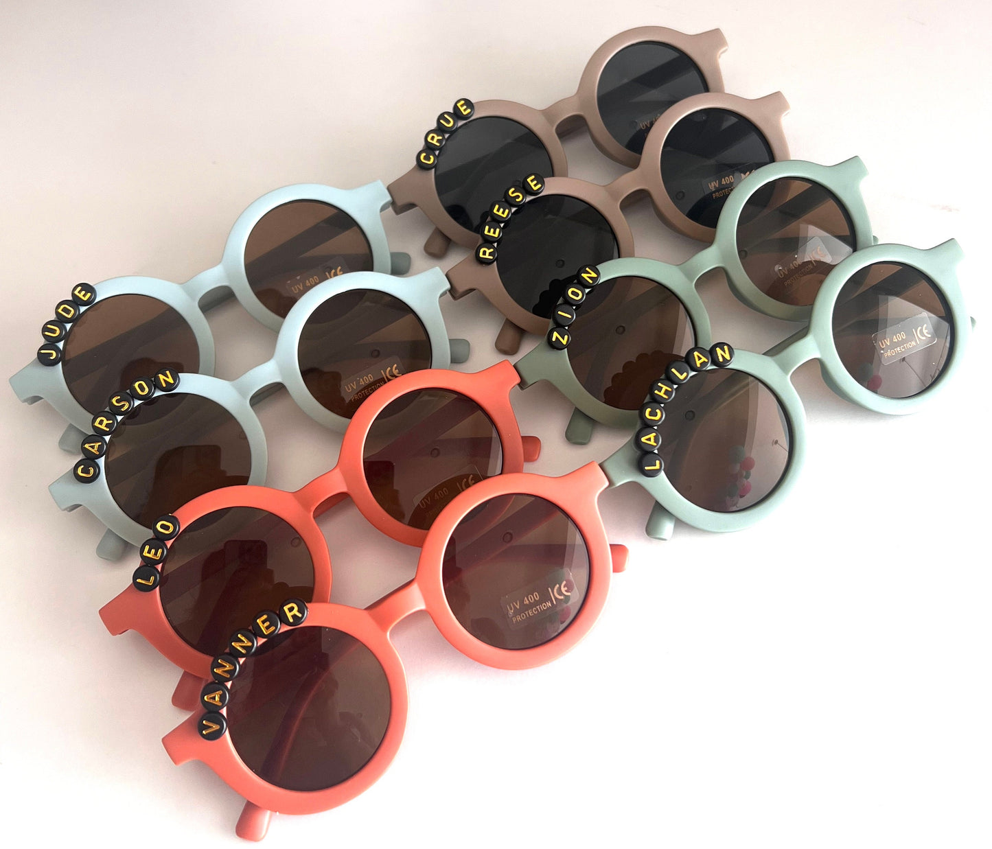 Boys name personalized name sunglasses, custom glasses kids gift, birthday party favors, baby gift, flower girl gift, summer